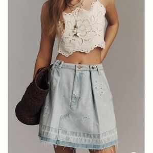 NWT Pilcro Denim Skirt